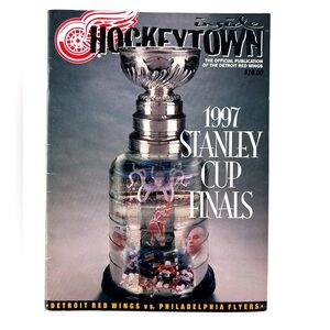1997 Stanley Cup Finals Program Detroit Red Wings vs Philadelphia Flyers